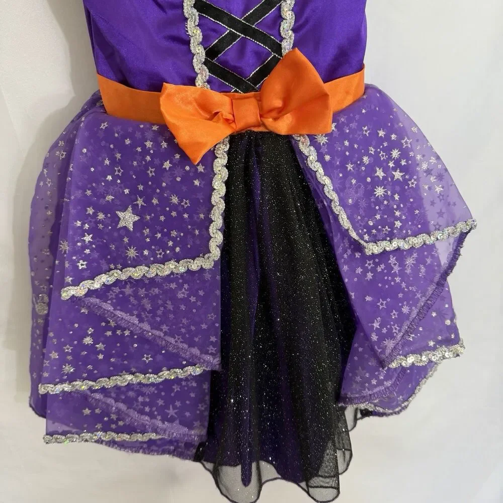Disney Store Minnie Mouse Witch Costume Dress Halloween Size: 3 Girls